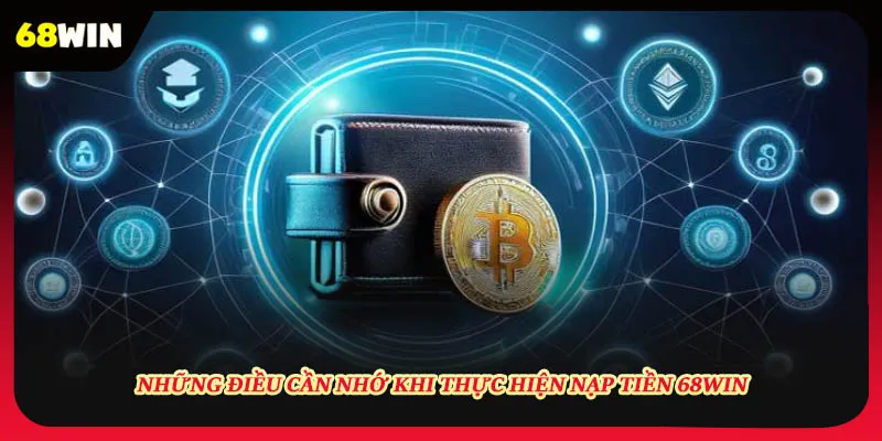 Điều cần lưu ý khi nạp tiền 68win