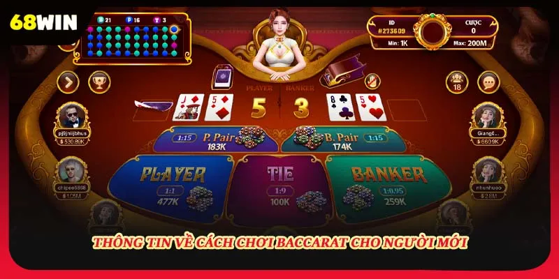 Thông tin về cách chơi baccarat cho người mới